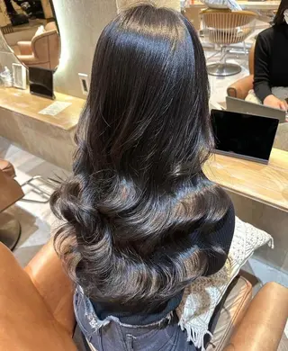 ロング MASHU韓国ヘア/ レイヤー/透明感カラのヘアスタイル