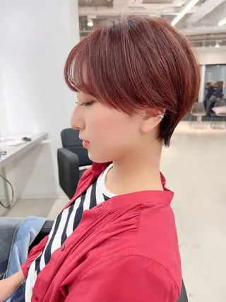 ショート カラー LA KING GINZA TOKYO所属・🧡ショートの達人 🧡SHOのヘアスタイル