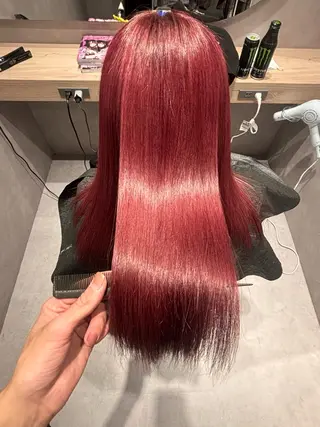 ロング SALOWIN新宿三丁目East3階所属・アイドルヘア 💓清水拓実のヘアスタイル