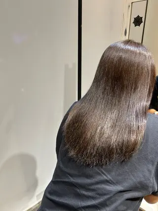 セミロング クロスパーマ×曲がる 縮毛矯正🫧あゆみのヘアスタイル