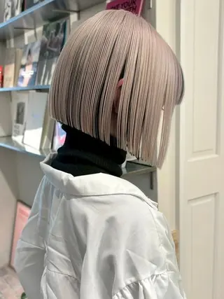 カラー ショート LYLICK所属・ケアブリーチ特化 same 🦈のヘアスタイル