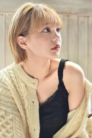 ショート カラー 🍀アレンジ簡単ヘア ☘️石田万里奈🍀のヘアスタイル