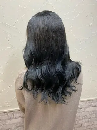 セミロング カラー 髪質改善/レイヤー ストウシンゴのヘアスタイル