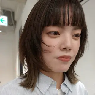 ミディアム カラー ヘアアレンジ 🌐サトウ リョウ🌐のヘアスタイル