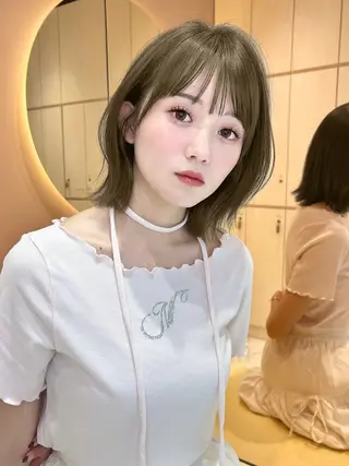 カラー 似合わせカットカラー 吉田こうすけのヘアスタイル