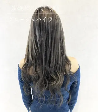 ロング カラー 代表/七瀬/ギャル/ シールエクステ/渋谷のヘアスタイル