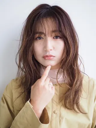 セミロング スタイリスト デビュー💎染谷💎のヘアスタイル