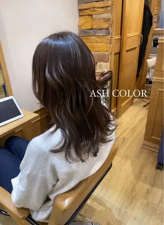 セミロング カラー 🌸shuka🌸新 宿/coloristのヘアスタイル