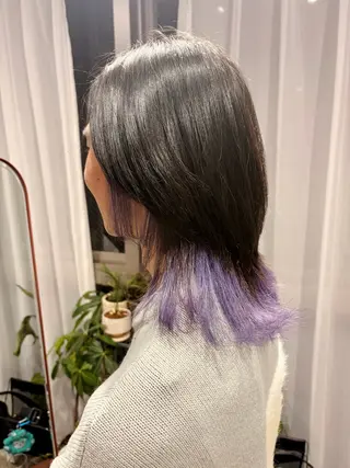 ミディアム カラー メンズ Yin Yang 下北沢所属・エイヤ/メンズパーマ 🪮/カラー🌈のヘアスタイル