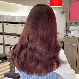 セミロング 🍑髪質改善カラー モデル募集中もも🍑のヘアスタイル