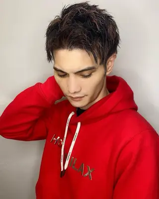 カラー メンズ 💙美髪救世主💙 関華蓮のヘアスタイル