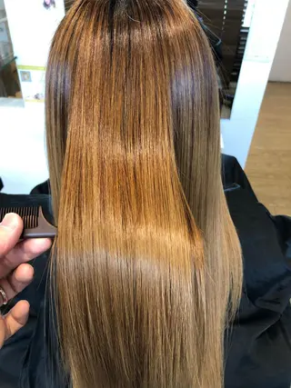 セミロング カラー hair &eye LAWE.店長のヘアスタイル