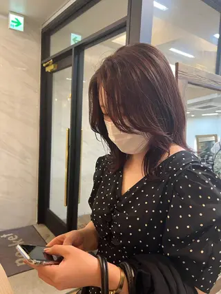 ミディアム 🩶韓国/似合わせ/ さわ🩶のヘアスタイル