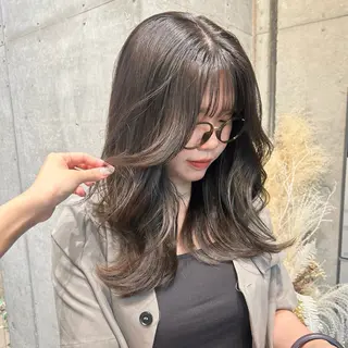 ロング カラー 髪質改善 竹川裕太のヘアスタイル