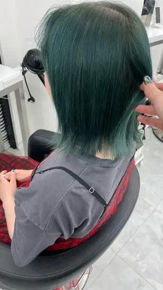 カラー Mayu/ブリーチ/ 抜け感hairのヘアスタイル
