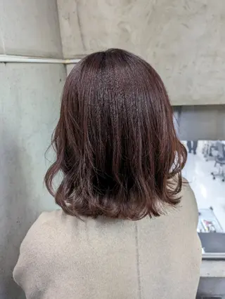 ミディアム カラー 艶髪韓国ヘア🇰🇷 韓国風メンズカット のヘアスタイル