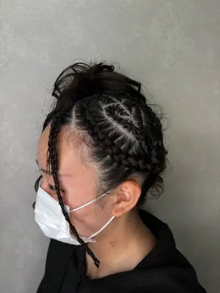 セミロング エクステ＊美髪サロン /KR2S河内長野店のヘアスタイル