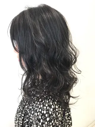 セミロング 日野・八王子縮毛矯正 ワタナベリョウマのヘアスタイル