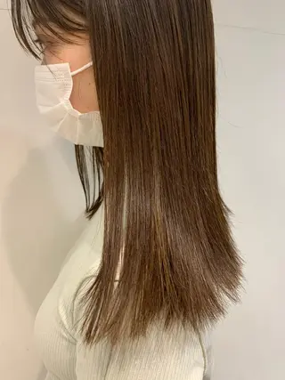 セミロング カラー SHEA/ショート 似合わせ/大野和恵のヘアスタイル