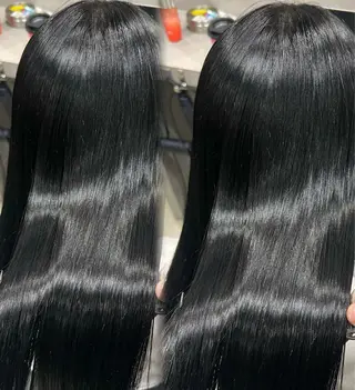 ロング Euphoria新宿店所属・新宿/透明感カラー/ 縮毛矯正/SHOKIのヘアスタイル