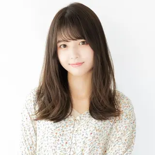 セミロング カラー 自由が丘×似合わせ ディレクター枦山大将のヘアスタイル