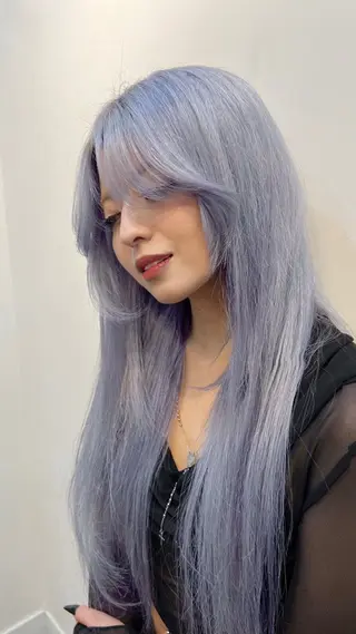 ロング カラー belle 表参道 terrace所属・抜きっぱなしブロンド /ハイトーン/カナタのヘアスタイル