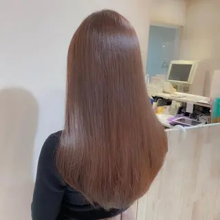 ロング カラー On所属・顔まわりカット🌟 くびれヘア/寺門遥輝のヘアスタイル