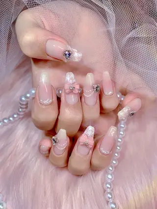 ネイル シェアサロンLei.g(レイジー)所属・3Dアートネイル💗 都築レナのネイルデザイン