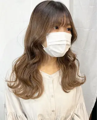 セミロング カラー Beautysalon  biyori所属・伊東 実結のヘアスタイル