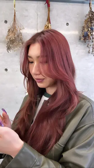 ロング カラー 似合わせ特化/レイヤ ーカット/mikuのヘアスタイル