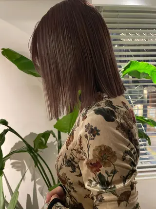 ミディアム カラー classic 新横浜所属・大人girly🛋️ 🤍yukakoのヘアスタイル