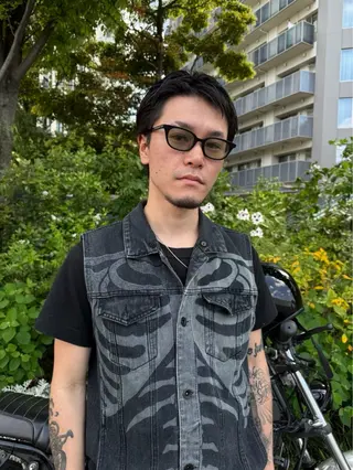 ショート メンズ バイカー美容師 🏍️💨SENAのヘアスタイル