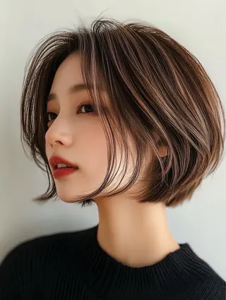 ショート NANAMI/海外風 レイヤー/ボブのヘアスタイル