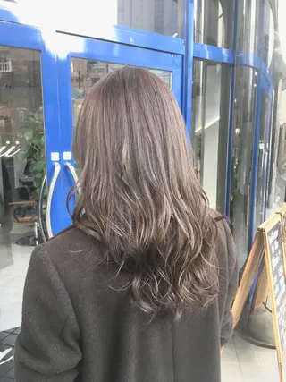 セミロング カラー ヘアアレンジ giinii所属・横浜縮毛矯正 ☆渋谷良太のヘアスタイル