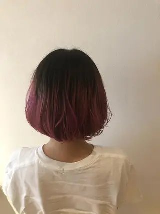 ミディアム カラー 吉田 俊輔のヘアスタイル