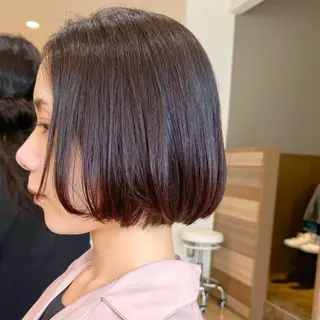 ショート カラー ウエモト　タク ショート/レイヤーのヘアスタイル