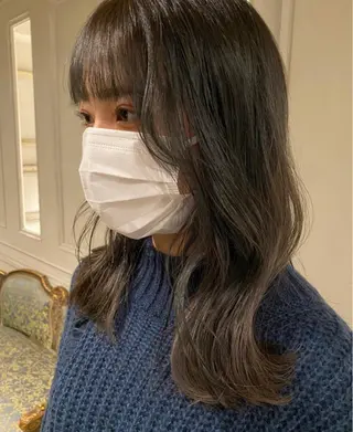 セミロング 原 菜帆のヘアスタイル