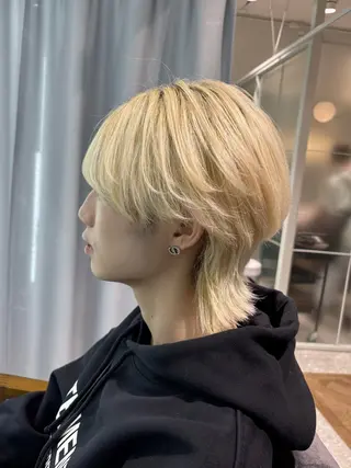 ショート カラー メンズ メンズ特化型美容師 玲弥のヘアスタイル