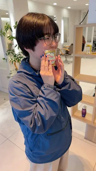 ショート 山下恋佳/矢場町/ ブリーチ/ショートのヘアスタイル