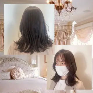 ミディアム カラー ヘアアレンジ eN°byyoureshair所属・🎀若者人気No.1 湯川響🎀のヘアスタイル