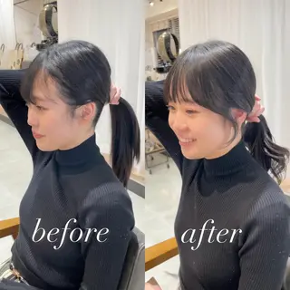 ミディアム レイヤー/顔まわり /亀戸錦糸町/なつきのヘアスタイル