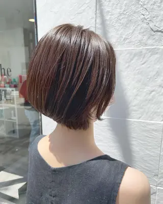 ショート カラー 高尾亮輔/ ボブ特化美容師のヘアスタイル