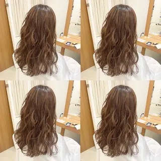セミロング カラー 【カラー指名No 1✨】原田響のヘアスタイル