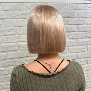 ショート カラー ANKH CROSS所属・ANKHCROSS Hiyori💙のヘアスタイル