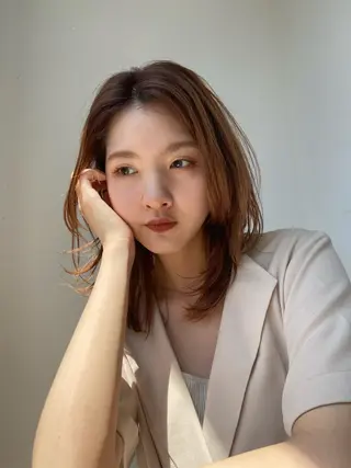 Lamana所属・透明感カラー/ 加瀬たまものヘアスタイル