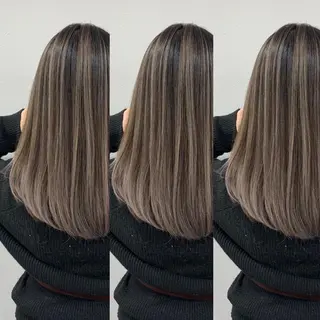 ミディアム カラー 韓国/レイヤー NOISM天王寺のヘアスタイル