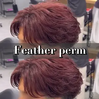 ショート パーマ メンズ 🖤Ayumi🖤 メンズ特化❤️‍🔥のヘアスタイル