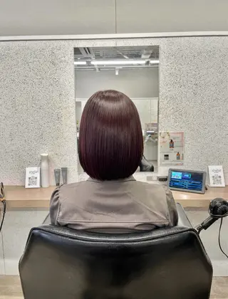 ショート カラー 🍓艶髪/ヘッドスパ デザインカラー/新谷のヘアスタイル