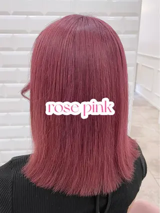 ミディアム カラー ガーリーカラー🩷 ユウ🍓💞のヘアスタイル