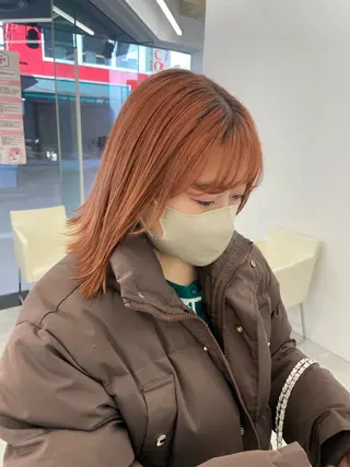セミロング カラー Brown 藤沢店のヘアスタイル